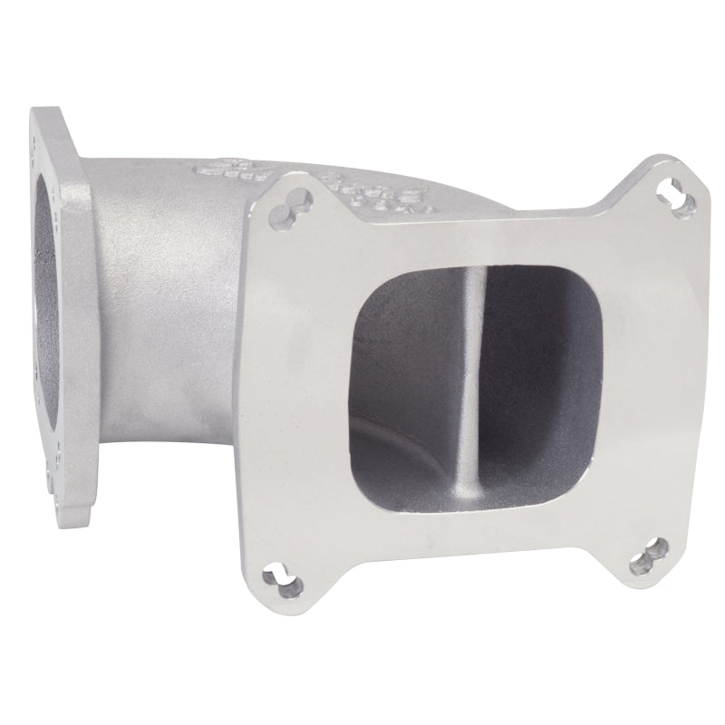 Edelbrock 3849 High Flow Intake Elbow 95mm Throttle Body to Square-Bore Flange As-Cast Finish
