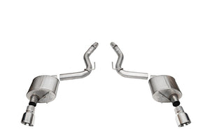 CORSA Performance 21252 Corsa 2024+ fits Ford Mustang Sport Axle-Back Dual Rear Exit with 4.5in Polished Pro-Series Tips