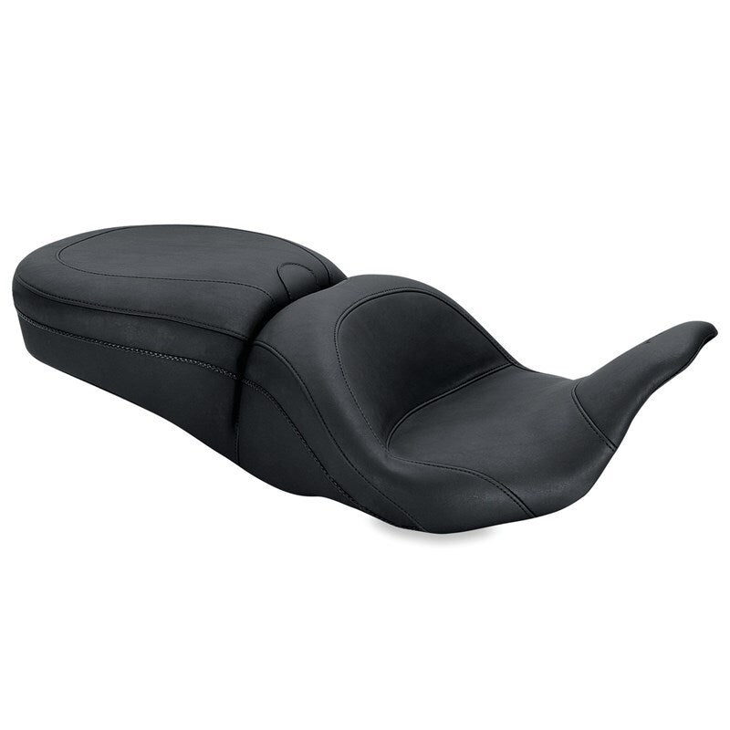 Mustang 79700 Harley Electra Glide, Rd Glide, Rd King, Str Glide Lowdown Touring 1PC Seat - Black