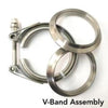 Ticon 103-05010-0002 Industries 2in Titanium V-Band Clamp Assembly (2 Flanges/1 Clamp)