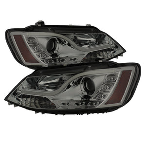 Spyder 5073655 fits Volkswagen 11-14 Jetta Projector Headlights Halogen Light T