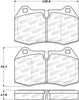 Stoptech 308.0639 Street Brake Pads
