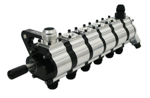 Moroso 22346 T3 Series 6 Stage Dry Sump Oil Pump - Tri-Lobe - Left Side - 1.200