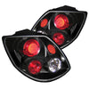 Spyder 5007599 fits Toyota 03-05 Matrix Euro Style Tail Lights Black ALT-YD-TMA