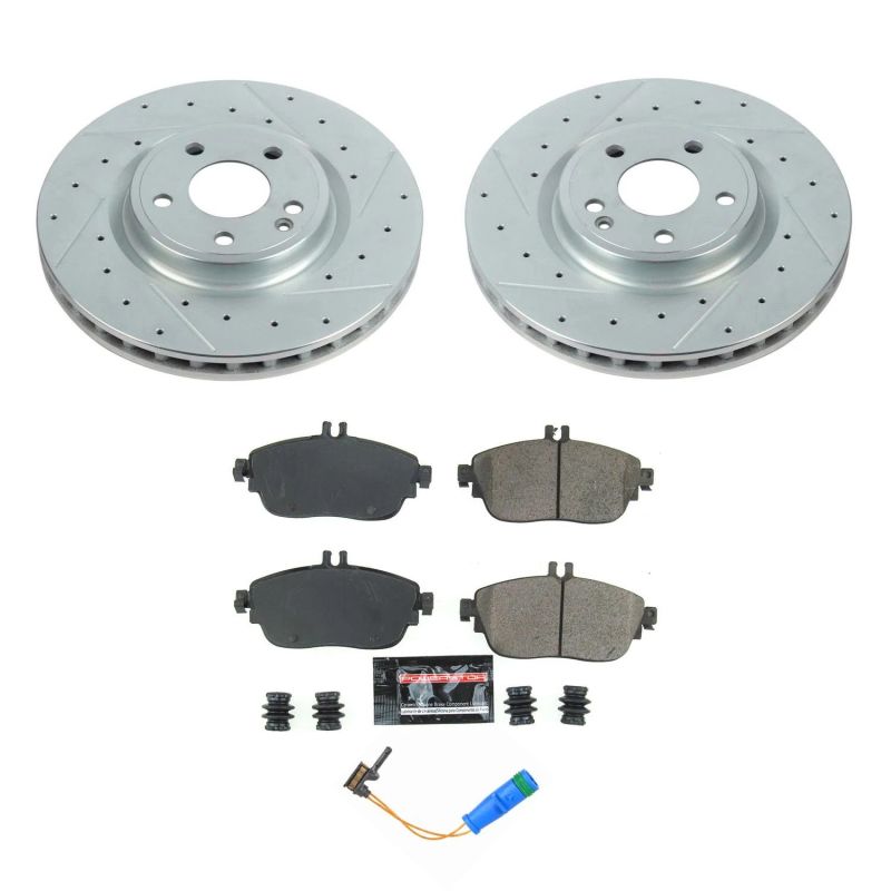 PowerStop K7674 fits Infiniti 17-19 QX30 Front Z23 Evolution Sport Brake Kit
