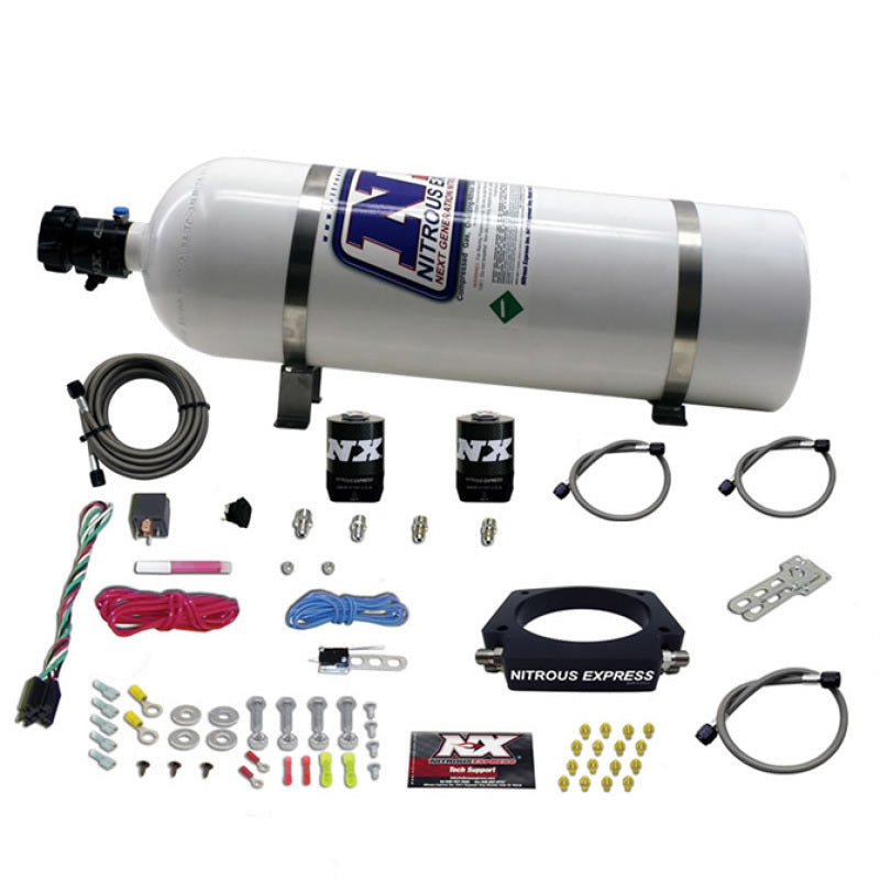 Nitrous Express Nitrous 20934-15 Express GM LS 90mm Nitrous Plate Kit (50-400HP)