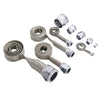 Spectre 7498 MagnaBraid 304SS Braided Sleeving Kit - Chrome End Caps