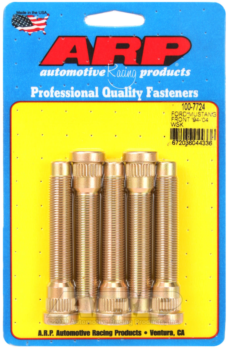 ARP 100-7724 94-04 fits Ford Mustang Front Wheel Stud Kit (Set of 5)