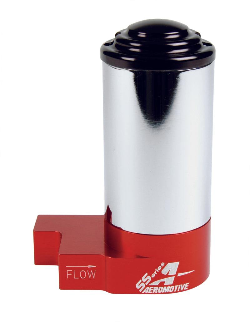 Aeromotive 11213 SS Series Billet (14 PSI) Carbureted Fuel Pump w/AN-8 Inlet and Outlet Ports