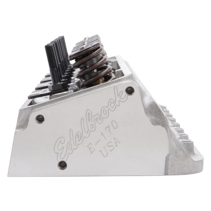 Edelbrock 61019 Cylinder Head fits SBC Performer RPM 23 Deg 170cc Intake 60cc Chamber Flat Tappet Cam Complete