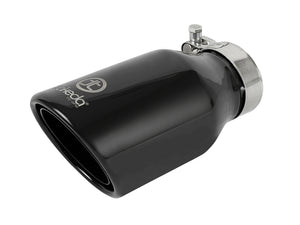 AFE 49T25404-B08  304 Stainless Steel Clamp-On Exhaust Tip 2.5in.Inlet / 4in Ou