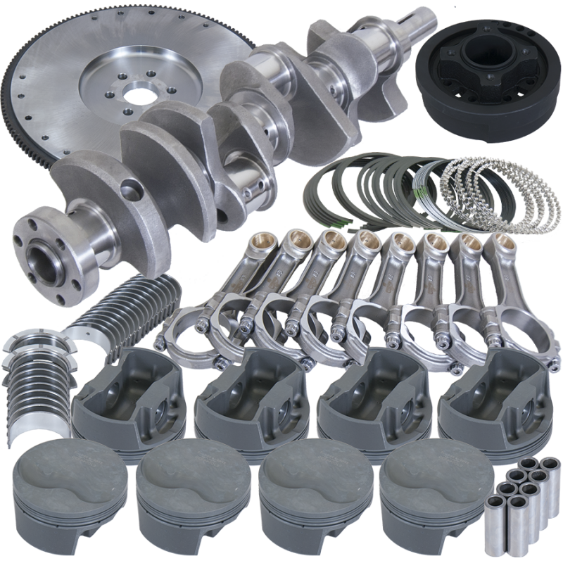 Eagle B16006LS040 fits Ford 302 3.250in Crank 5.400in I-Beam Rods 4.040in Pistons 157 Tooth FW Balanced Assembly