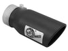 AFE 49T30401-B09 rce XP 3in Inlet x 4in Outlet x 9in Length Clamp-On Black Tip