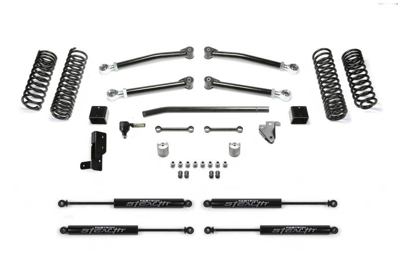Fabtech K4117M fits Jeep 18-21 JL 4WD 4-Door 3in Trail w/Stealth