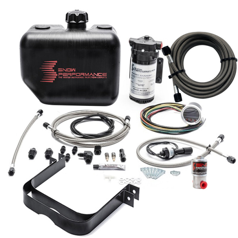 Snow Performance SNO-211-BRD 2.5 Boost Cooler Water Methanol Injection Kit w/ SS Brd Line & 4AN Fittings