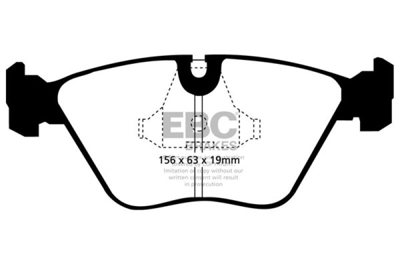 EBC DP2689 fits BMW 98-02 Z3 3.2 (M-Coupe) Greenstuff Front Brake Pads