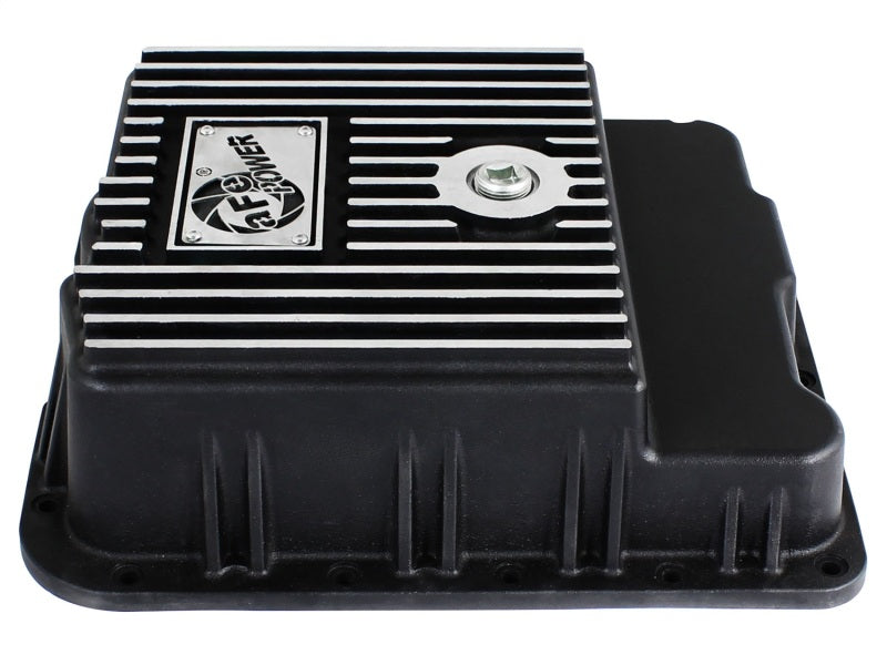 AFE 46-70242 ission Pan (Black w/ Machined Fins) fits GM Trucks 99-16 (4L60-E/4