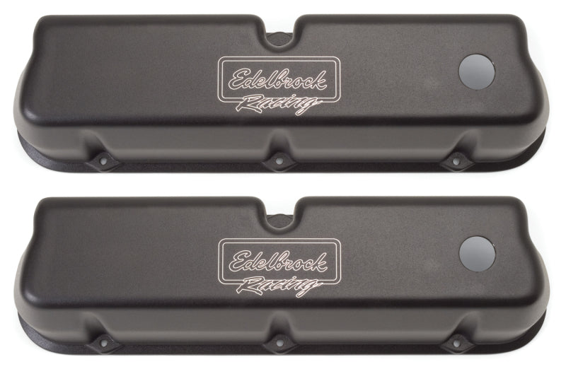 Edelbrock 41263 Valve Cover Victor Series fits Ford 289-302-351W CI V8 Tall Black