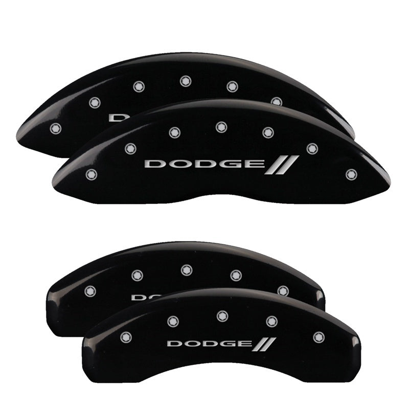 MGP 12204SDD3BK 4 Caliper Covers Engraved Front & Rear 11-18 fits Dodge Durango