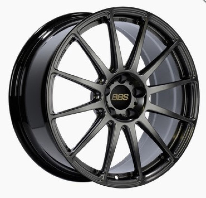 BBS FS001DBK FS 19x8.5 5x112 ET42 Diamond Black Wheel -82mm PFS/Clip Required