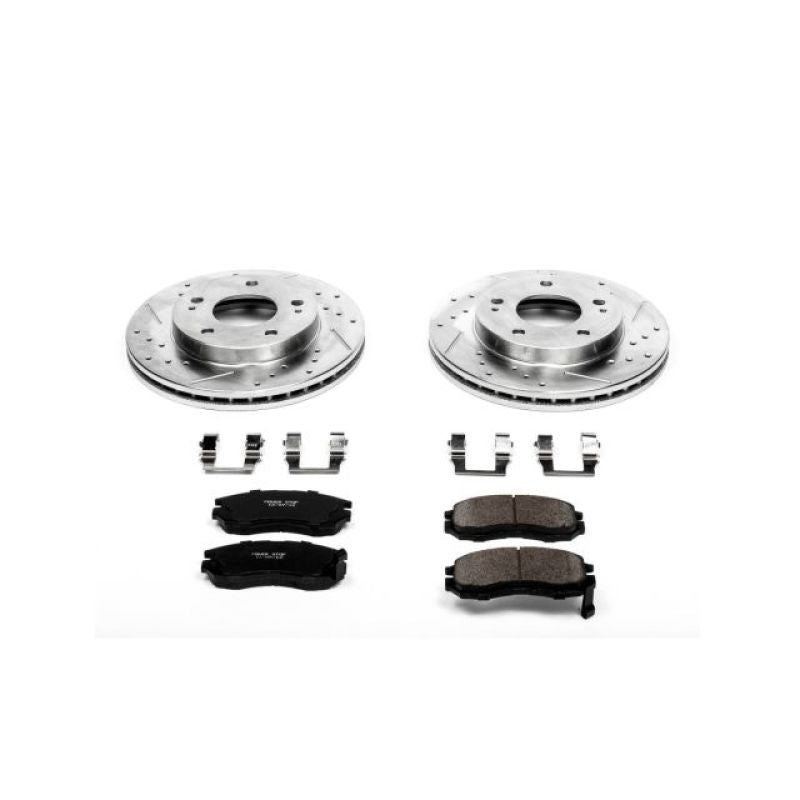 PowerStop K681 fits Chrysler 95-05 Sebring Front Z23 Evolution Sport Brake Kit