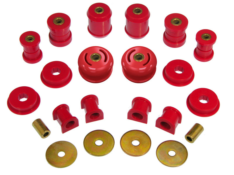 Prothane 13-2003 fits Mitsubishi Evo 8 Total Kit - Red