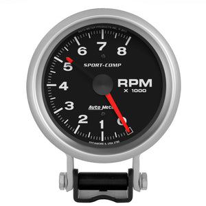 AutoMeter 3780 Autometer Standard 3-3/4in 8,000 RPM Pedestal Mount Tachometer