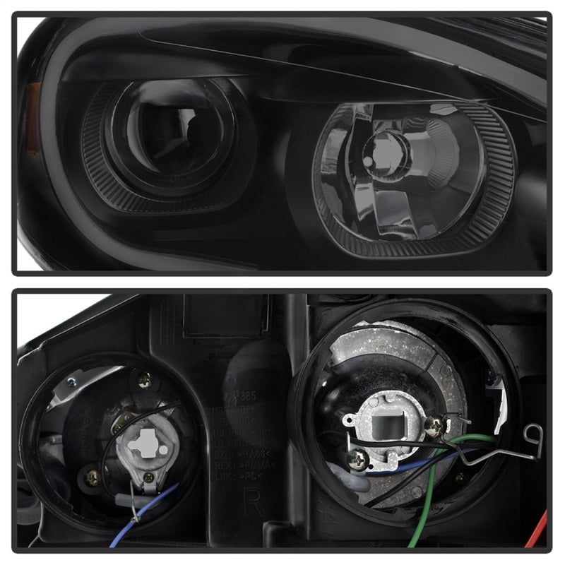 xTune 9042256 06-13 fits Chevrolet Impala LED Light Bar Headlights - Black Smok