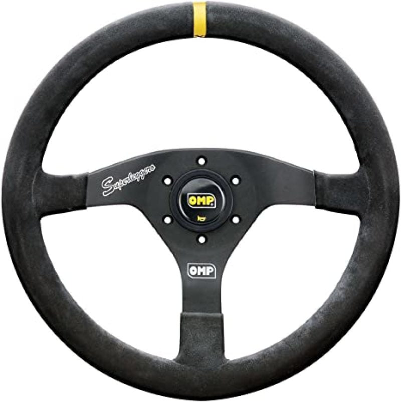 OMP OD0-2020-071 Velocita Superleggero Suede Leather 350mm Diameter Steering Wheel Black