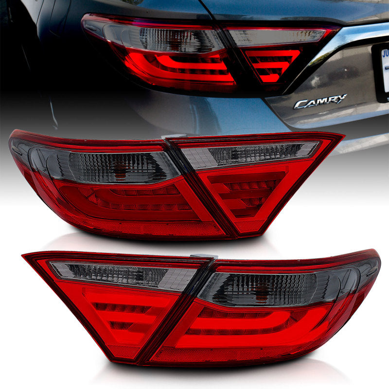 ANZO 321336 2016 fits Toyota 15-20 Camry LED Taillights Smoke