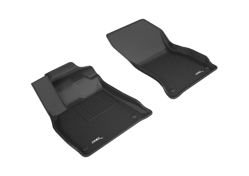 3D MAXpider L1AD04711509 2020 fits Audi 18-20 Q5 Kagu 1st Row Floormat - Black