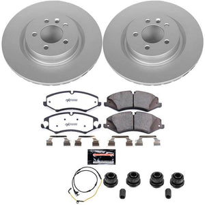Power Stop 2017 Land Rover Discovery Front Z36 Coated Truck & Tow Brake Kit