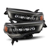 AlphaRex 880810 fits Toyota 14-22 4Runner (2021 Req. Conv) NOVA LED Proj HL Alpha-Blk Actv Lgt Seq. Sig + SB DRL