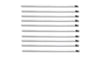 Vibrant 25898 Stainless Steel Cable Ties 14.5in Long (10 Cable Ties / Pack)