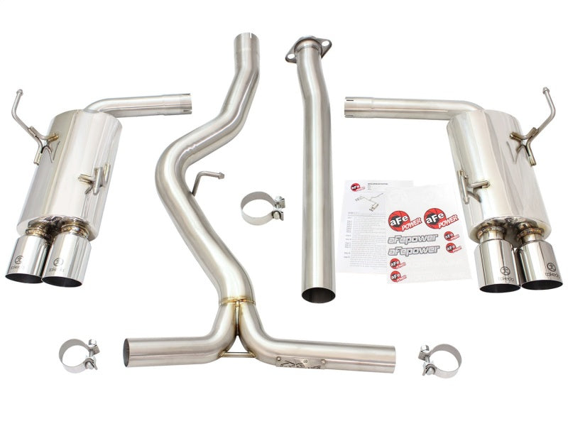 AFE 49-36801-P  3in SS Exhaust Cat-Back 15-16 fits Subaru WRX/STI 2.0L/2.5L Pol