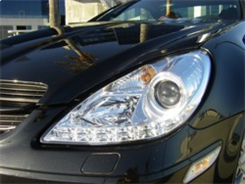 Spyder 5014993 fits Mercedes Benz SLK Projector Xenon/HID Model- DRL Chrm PRO-Y