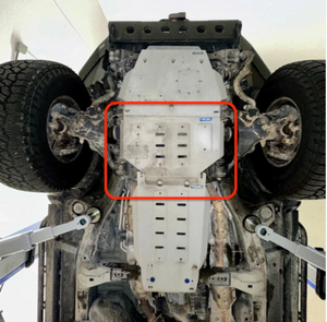 Rival 4x4 2333.5714.2.6 Rival 2007-2021 fits Toyota Land Cruiser Aluminum Transmission Skid Plate