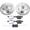 PowerStop K7093-26 15-18 fits Audi A3 Rear Z26 Street Warrior Brake Kit