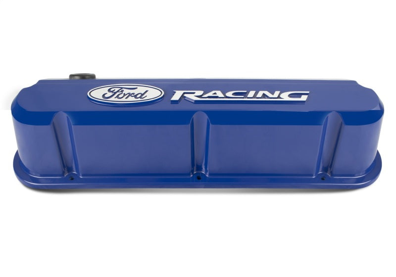 fits Ford 302-136 Racing 289-351 Slant Edge Blue Valve Cover