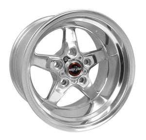 Race Star 92-510248DP 92 Drag Star 15x10.00 5x4.75bc 4.50bs Direct Drill Polished Wheel