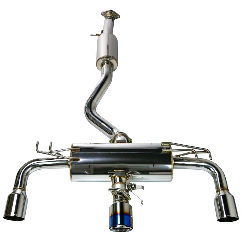 Remark RK-C3076T-05 2023+ fits Toyota GR Corolla Elite Spec Cat-Back Exhaust w/ Outer Polished & Center Burned TI Tips