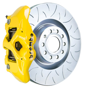 Brembo 1S5.8003A5 Brembo 14-20 A3 Front GT BBK 4 Piston Cast 345x30 1pc Rotor Slotted Type3-Yellow