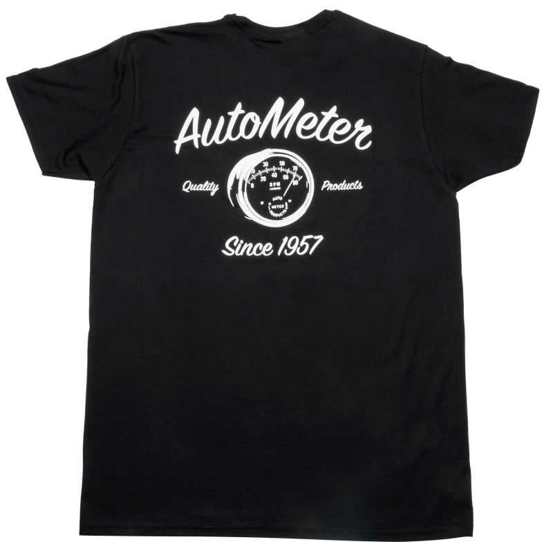 AutoMeter 0423L Vintage T-Shirt Black Large