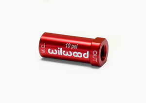Wilwood 260-13707 Residual Pressure Valve - New Style 10# / Red