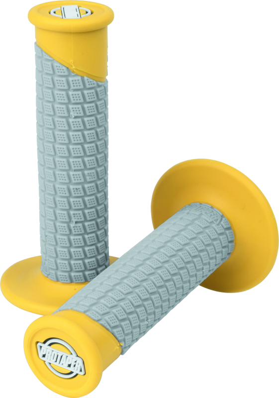 ProTaper 21680 Clamp-On Pillow Top Grips - Yellow/Gray