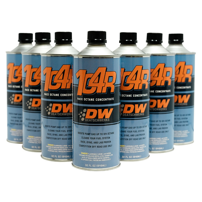 DeatschWerks 1-104R-CS 104R Race Octane Booster 32oz. Cans - Case of 8