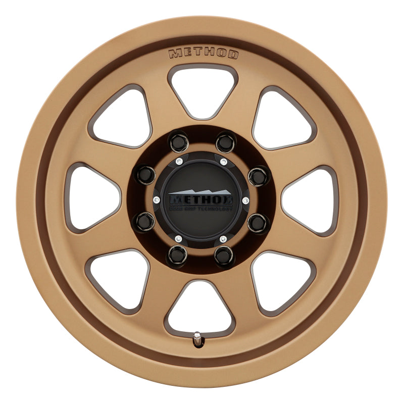 Method MR70178587900 MR701 17x8.5 0mm Offset 8x170 130.81mm CB Method Bronze Wheel