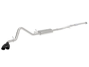 AFE 49-34109-B  Series 3in 304SS Exhaust Cat-Back w/Blk Tip 2019 fits GM Silver
