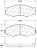 Stoptech 308.0266 Street Brake Pads