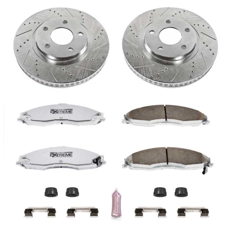 PowerStop K1547 26 98 fits Chevrolet Camaro Front Z26 Street Warrior Brake Kit